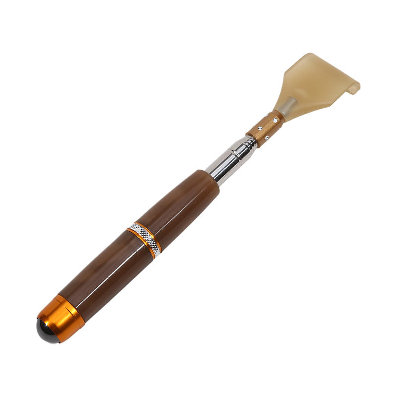 Выдвижная палка-царапка из нержавеющей стали позади чесалки Itch Stopper