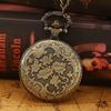 Винтажные мужские карманные часы, кварцевые часы с подвеской в ​​стиле ретро Horse Full Hunter и цепочкой-ожерельем, идеальный выбор для подарков мужчинам
