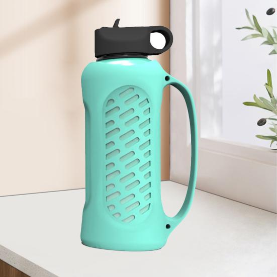 Крышка для бутылки BPA Free, устойчивая к царапинам, с ажурным дизайном, силиконовая, портативная, 40 унций, термокружка, защитный чехол, кухонный гаджет