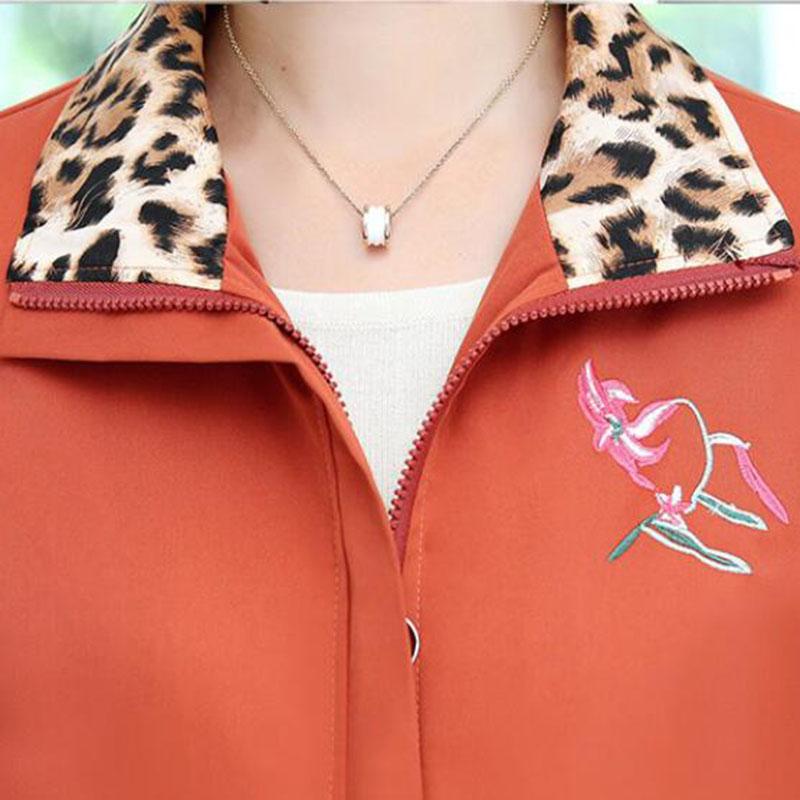 Женская весенняя ветровка куртка для женщин среднего возраста короткая куртка топы женские модные пальто