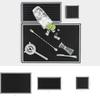 10*10CM/15*30CM/30*45CM Bar Mat Black Convenient Decoration Drip Mat