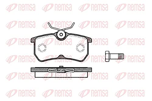 Remsa 0693.00 Комплект тормозных колодок, Дисковые тормоза