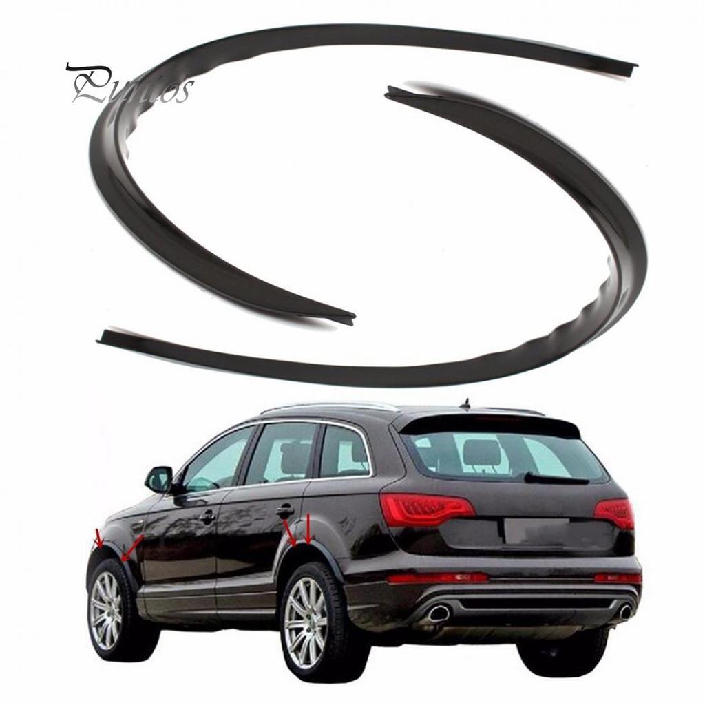 2pcs Carbon Wheel Fiber Universal Eyebrow Strip Arch Trim Fender Flare Protector