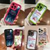 N106 Happy New Year Christmas Soft Angel Eyes Phone Cases for iPhone 16 15 14 13 11 Pro Max 8 7 6s Plus 12 Mini XR XS Max SE Shockproof Cover