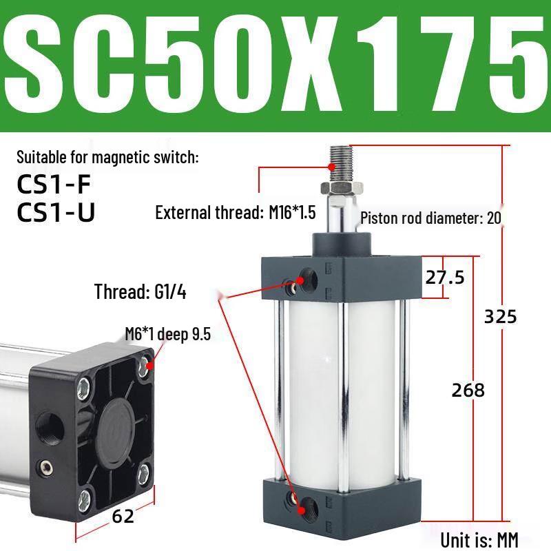 Aokewen SC Series Standard Pneumatic Cylinder