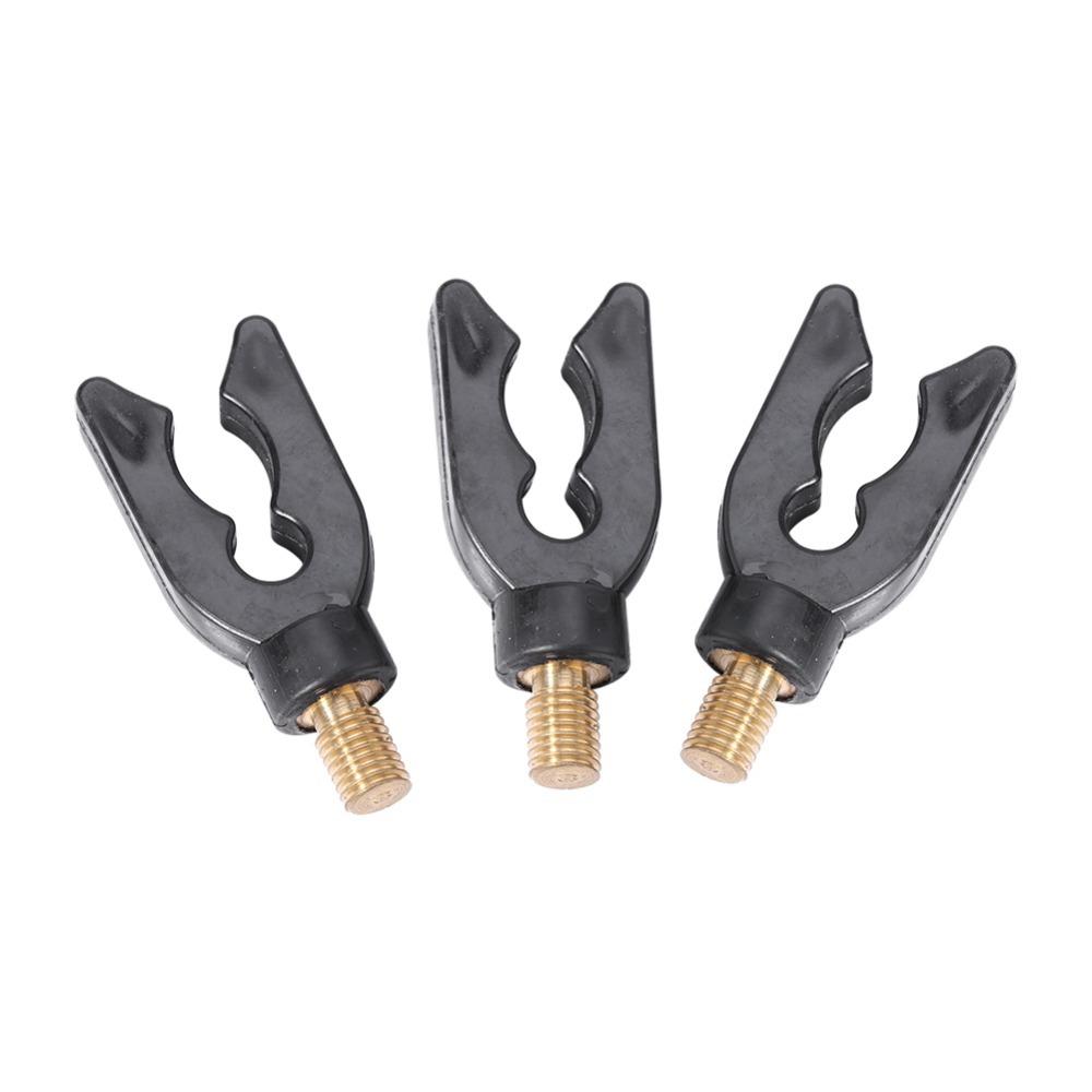 3PCS Thread Screw 8mm Fishing Rod Rest Head U-type Fishing Rod Holder Head  Carp Fishing
