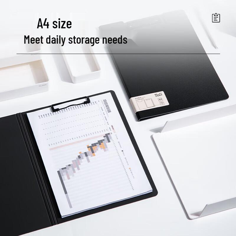 Deli A4 Vertical Folding Clipboard