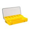 Clear Fishing Lure Box Double-layer Multi-Compartments Portable Waterproof Heavy Duty Artificial Fishing Bait Accessories Organizer