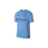 Футболка из Джерси домашнего стадиона Манчестер Сити сезон 2017-18, мужские топы, синяя, озерно-синяя 847261-489
