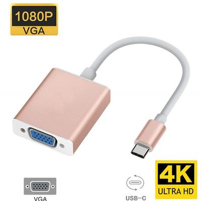 Кабель-переходник USB C Type C USB-C к VGA 10 Гбит/с для нового Macbook 12 дюймов Chromebook Pixel Lumia