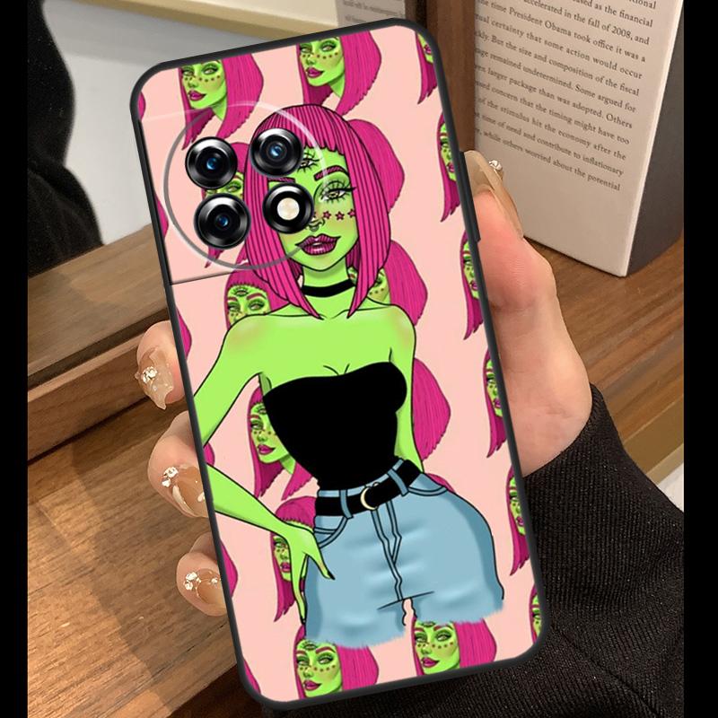 Hippie Grunge Art Case For OnePlus 15R 13R 13T 12R 15 13 12 11 10 Pro 10T Nord CE 3 4 Lite N20 N30 Nord 5 Cover