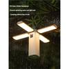 Collapsible LED Camping Light Foldable Lantern Long Lasting Power Portable Atmosphere Light for Tent Canopy Outdoor Mood Lighting