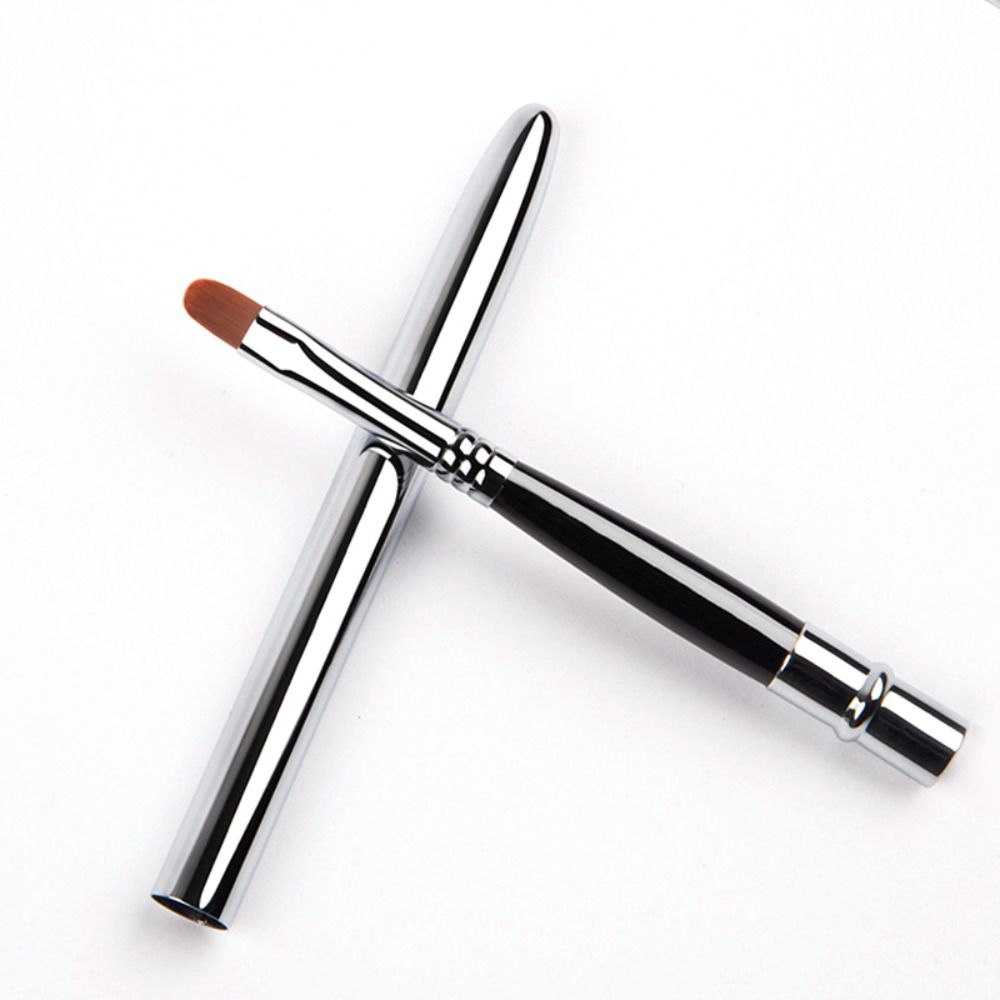 Brush Eyeshadow Applicator with Protect Cap Cosmetic Brush Concealer Brush Lipstick Brush Lip Brush