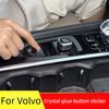 For Volvo XC60/XC90/S60/S90/V60/V90 Interior Buttons Crystal Epoxy Practical Decorative Accessories Crystal Epoxy Button Sticker