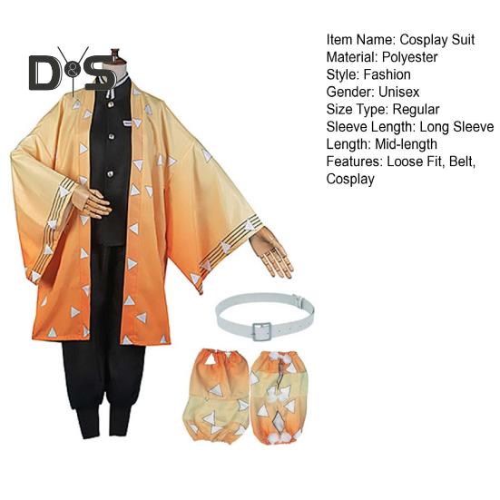 Костюм для косплея в стиле аниме. Превратитесь в своего любимого персонажа. Реалистичные аксессуары разных размеров. Костюм для выступлений в стиле косплея.