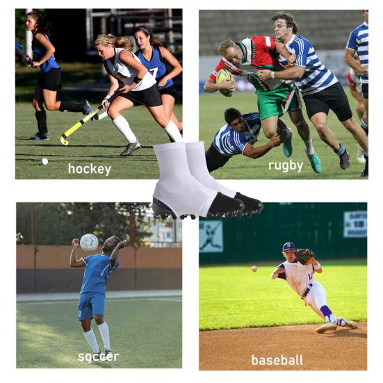 1 пара гетр, чехлы на футбольные бутсы, супер мягкие, высокоэластичные, устойчивые к скольжению, однотонные футбольные гетры, спортивные аксессуары