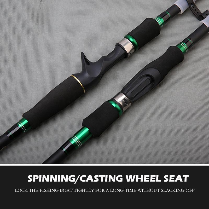 Новая вращающаяся удочка, сверхлегкая портативная телескопическая удочка из углеродного волокна, форель, карп, 1,8 м, 2,1 м, 2,4 м, 2,7 м, подходит для лета