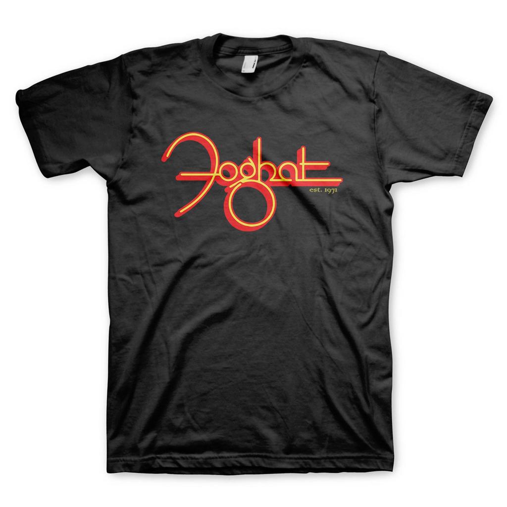 Футболка с желто-красным логотипом Foghat