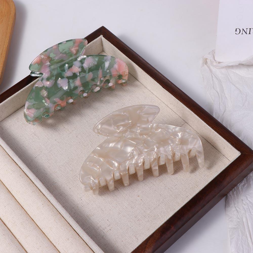 Flower Girls Korean Style Headwear Female Hair Accessories Acetate Hair Clip Plastic Hair Claw