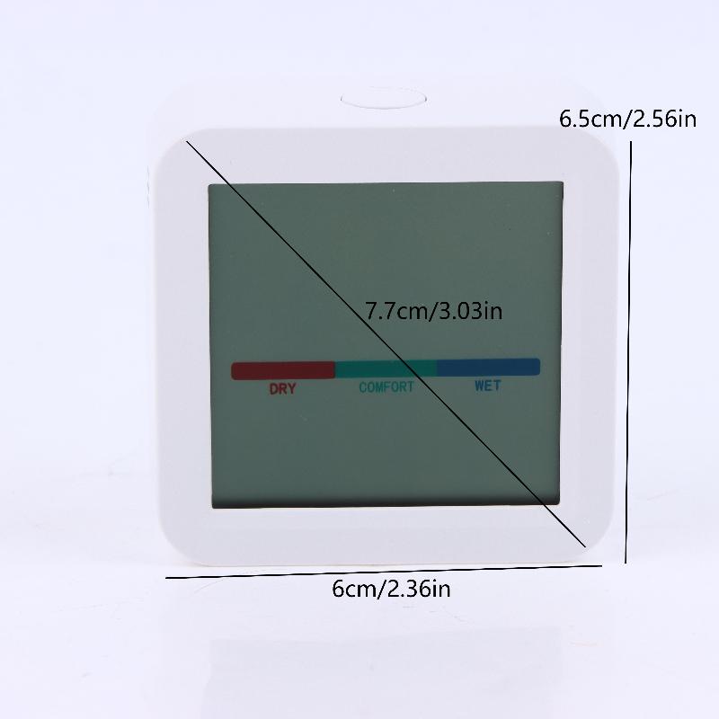 Датчик температуры и влажности Wi-Fi Домашний подключенный термометр с подсветкой ЖК-дисплея Комнатный гигрометр Голосовое управление