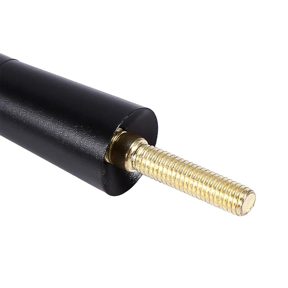 80mm 120mm Black Carbon Fiber Screw Aluminum Car Short Antenna Set Universal Auto Accessories