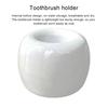 Держатель для зубных щеток, мини-керамическая подставка для зубных щеток, полый дизайн, универсальный держатель для ручек для домашней ванной комнаты