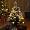 Christmas Tree Desktop Christmas Lighting Decoration 30 Lights Christmas Tree Christmas Decoration Snowy Christmas Tree