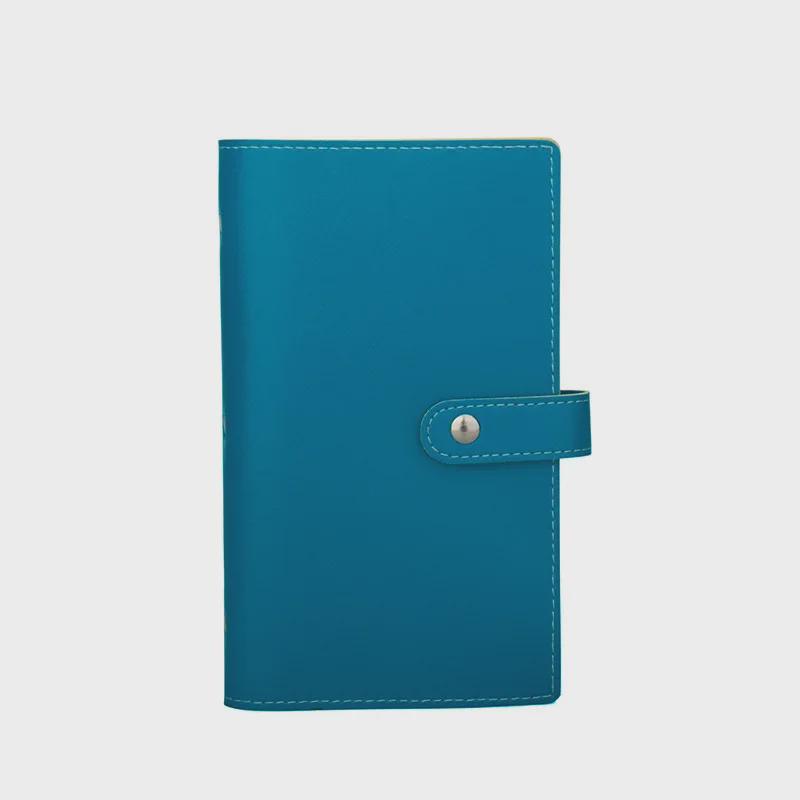 Визитница большой емкости на 120 карточек - подходит для мужчин, женщин, офисного использования; Дополнительная настройка логотипа компании