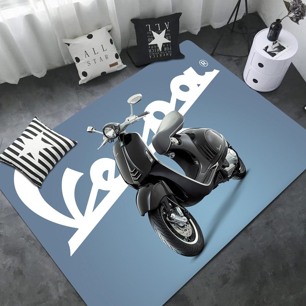 P-piaggio Logo Hallway Carpet Rectangle Anti-slip Home Soft Badmat Front Door Indoor Outdoor Mat Doormat Area Rug