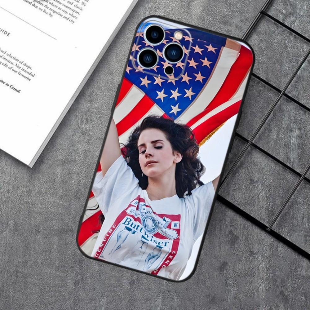 Чехол для телефона Lana Del Rey для Apple iPhone 15,14,13,12,11,XS,XR,X,8,7,Pro,Max,Plus,mini Черный силиконовый чехол