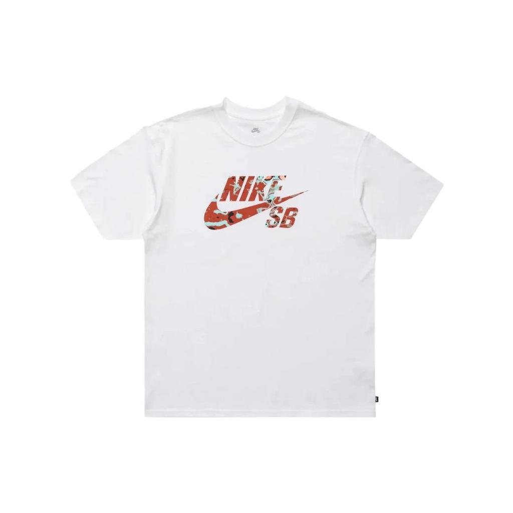 Nike Футболка свободного кроя с круглым вырезом и коротким рукавом, мужские топы белого цвета FJ1148-100