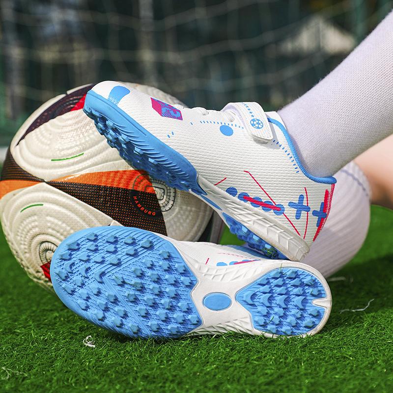 Kids Soccer Shoes Society FG School Football Boots Cleats Grass Sneakers Boys Girls Outdoor Athletic Training Sports Footwear