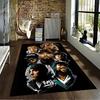 Hip-Hop Legends Graphic Carpet suitable as a non-slip mat for the living room or bedroom sofa