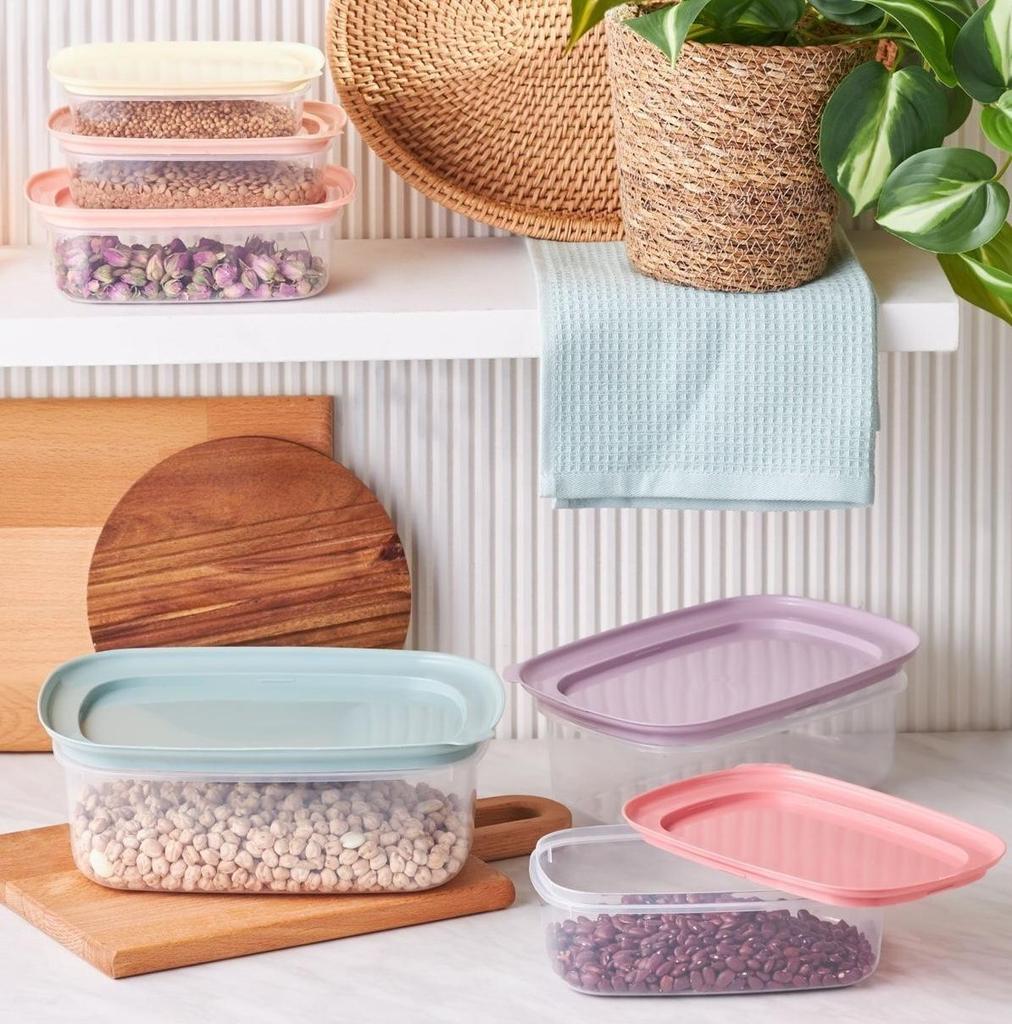 6-Piece Storage Box Home Kitchen Large Small Set Colorful