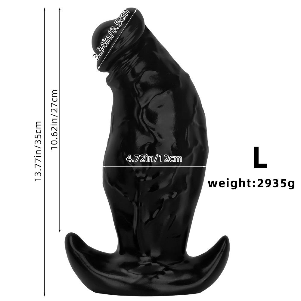 Большой ПВХ Мягкий Дилдо Фистинг Голова Дракона Анальная Пробка Мастурбатор Анальный Дилататор Взрослая Секс-Игрушка Большой Член Страпон Пенис