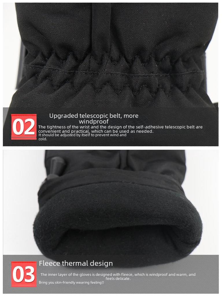 Зимние велосипедные перчатки с электроподогревом 3,7 В — толстые, ветрозащитные и теплые.