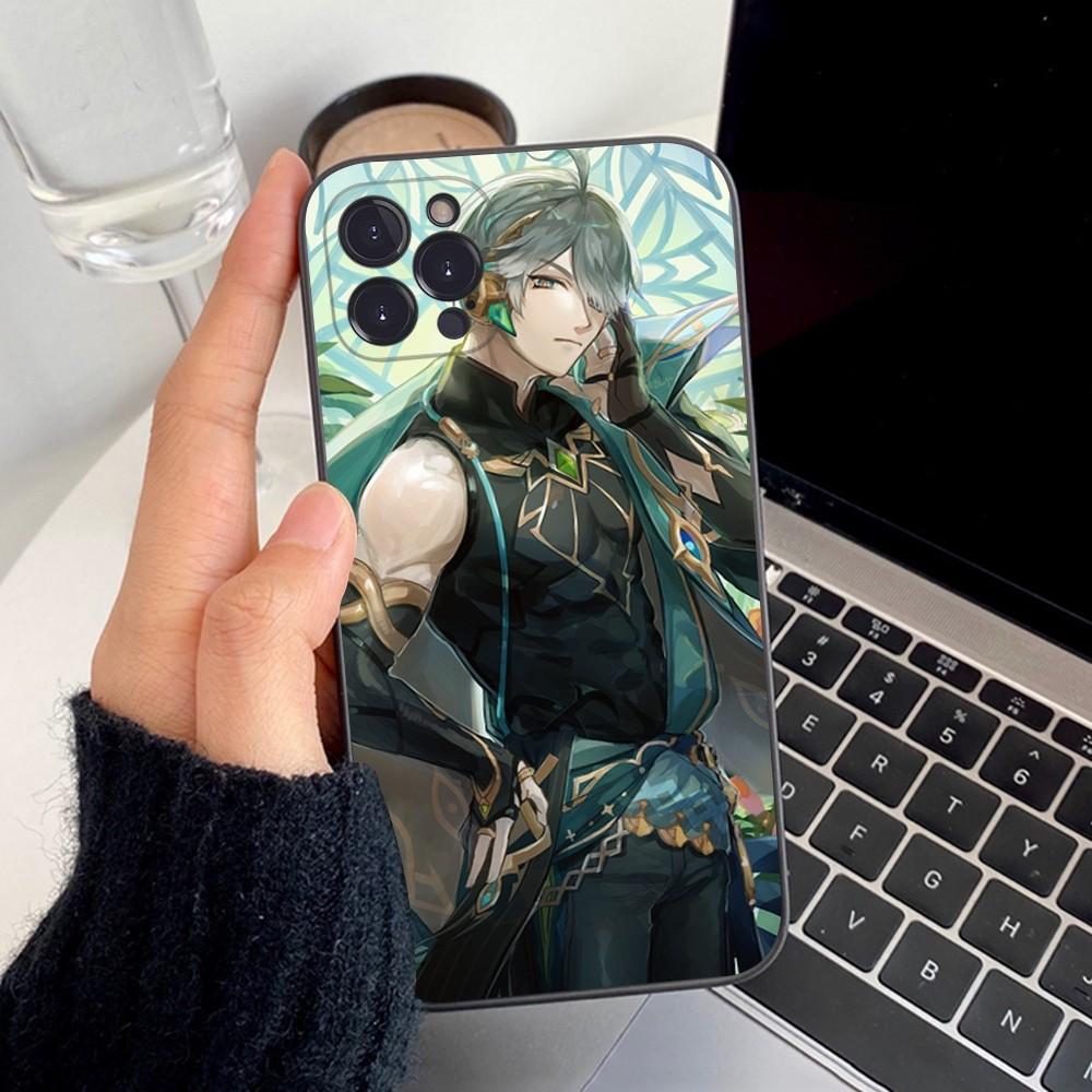 Genshin Impact Alhaitham Phone Case For IPhone 18 14 11 12 13 Mini Pro XS Max Cover 6 7 8 Plus X XR SE 2020 Funda Shell