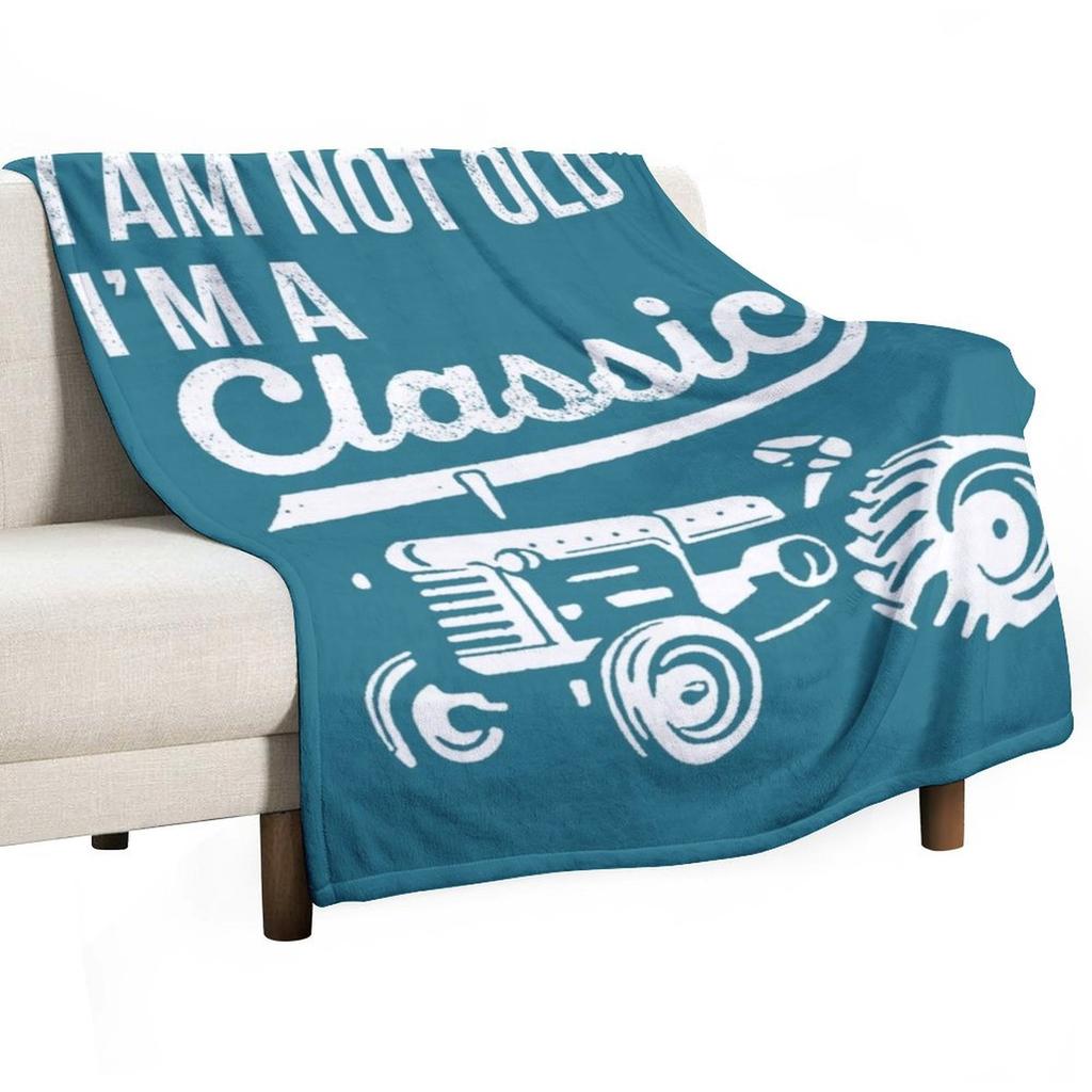 I Am Not Old I Am A Throw Blanket Luxury Brand Giant Sofa valentine gift ideas Hairys Cute Plaid Summer Blankets