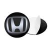 4pcs 56mm Flexible Fit Wheel Center Caps-3M Adhesive Metal Stickers Compatible  For Honda Civic Fit Jazz Accord Pilot Passport Stepwgn CRV BRV HRV