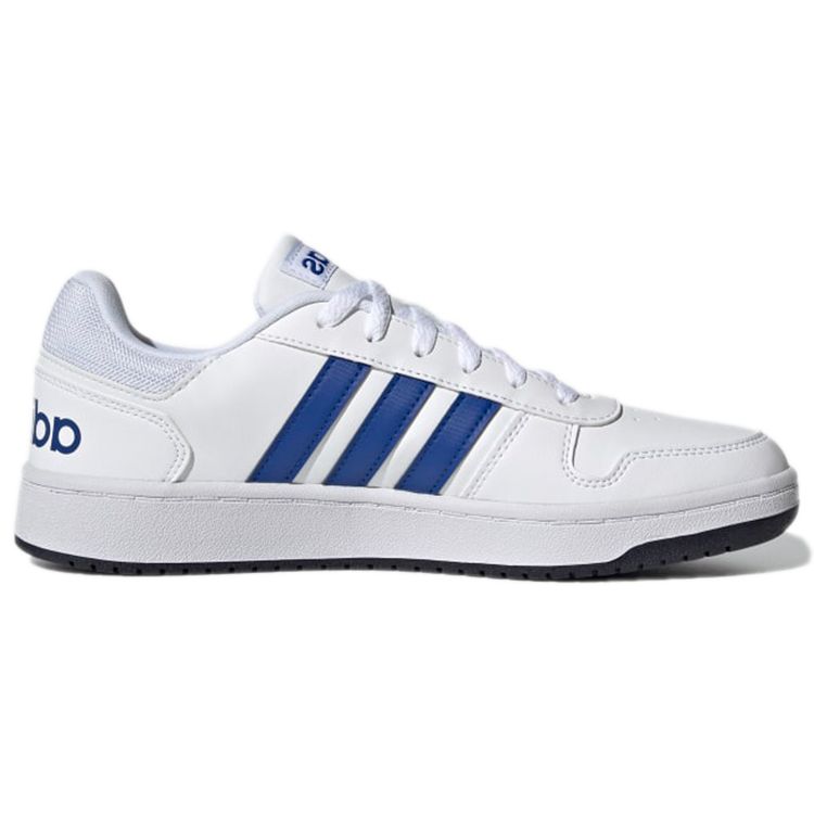 Adidas Hoops 2.0 White Royal Blue Unisex Sneakers Cloud-White Legend-Ink GZ7967