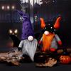 Halloween Witches Gnomes Handmade Plush Halloween Decoration With  Cute Faceless Gnome Doll Halloween Home Party Decor