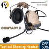 Тактическая гарнитура WADSN Comtac II для охоты C2, наушники для стрельбы с Kenwood U94 PTT, адаптер для шлема, мягкие наушники