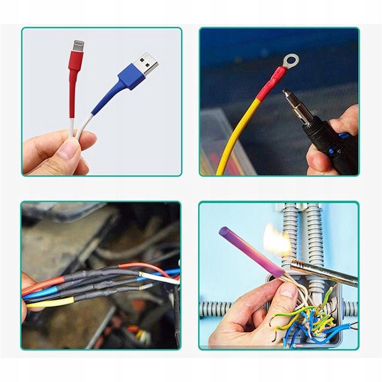 Heat Shrink Tubing Set 5 Colors / 8 Sizes 328Pcs.