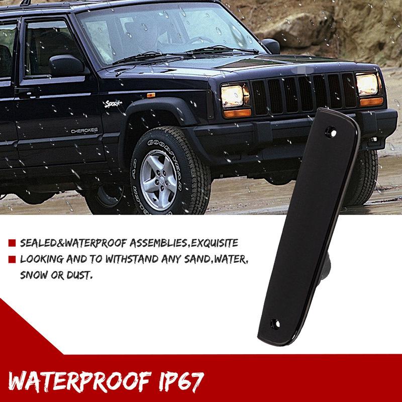 Front Bumper Side Marker Signal Light Housing Covers For Jeep Cherokee 1997 1998 1999 2000 2001 No Bulb/Socket Car Accessories