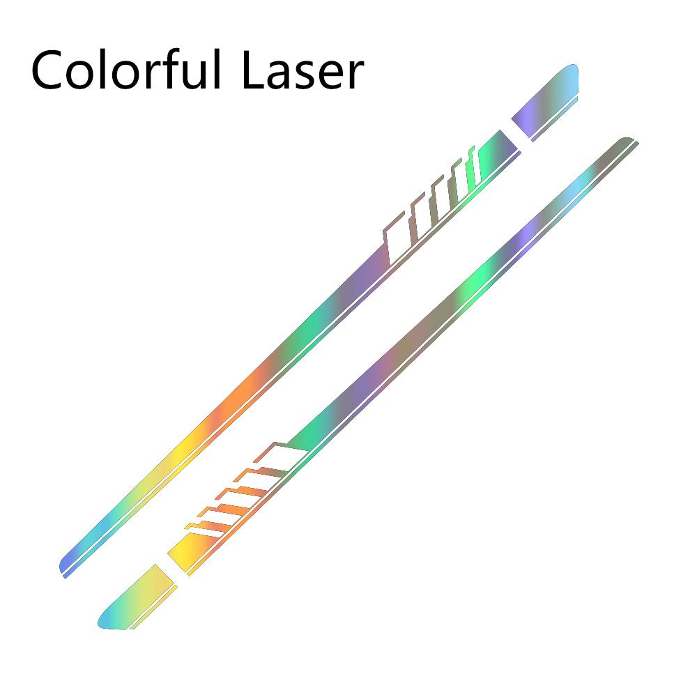 2Pcs/lot Car Waist Side Skirt Decoration Stickers Decals Vinyl For Mercedes Benz W205 W203 W204 C Class Auto Car Accessories