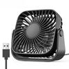 Мини-портативный USB-вентилятор 4 дюйма для кемпинга, 3 скорости, тихий настольный персональный вентилятор, вентиляторы с регулировкой на 360° для комнаты, дома