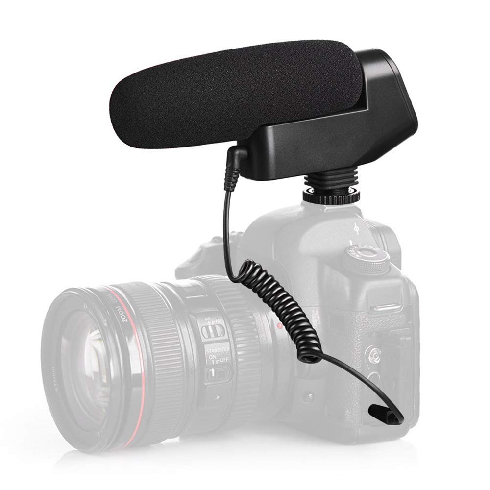 Конденсаторный микрофон BOYA для цифровой зеркальной камеры, черный BY-VM600