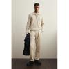 Свитер HM Zip Top Regular Fit светло-бежевый меланжевый