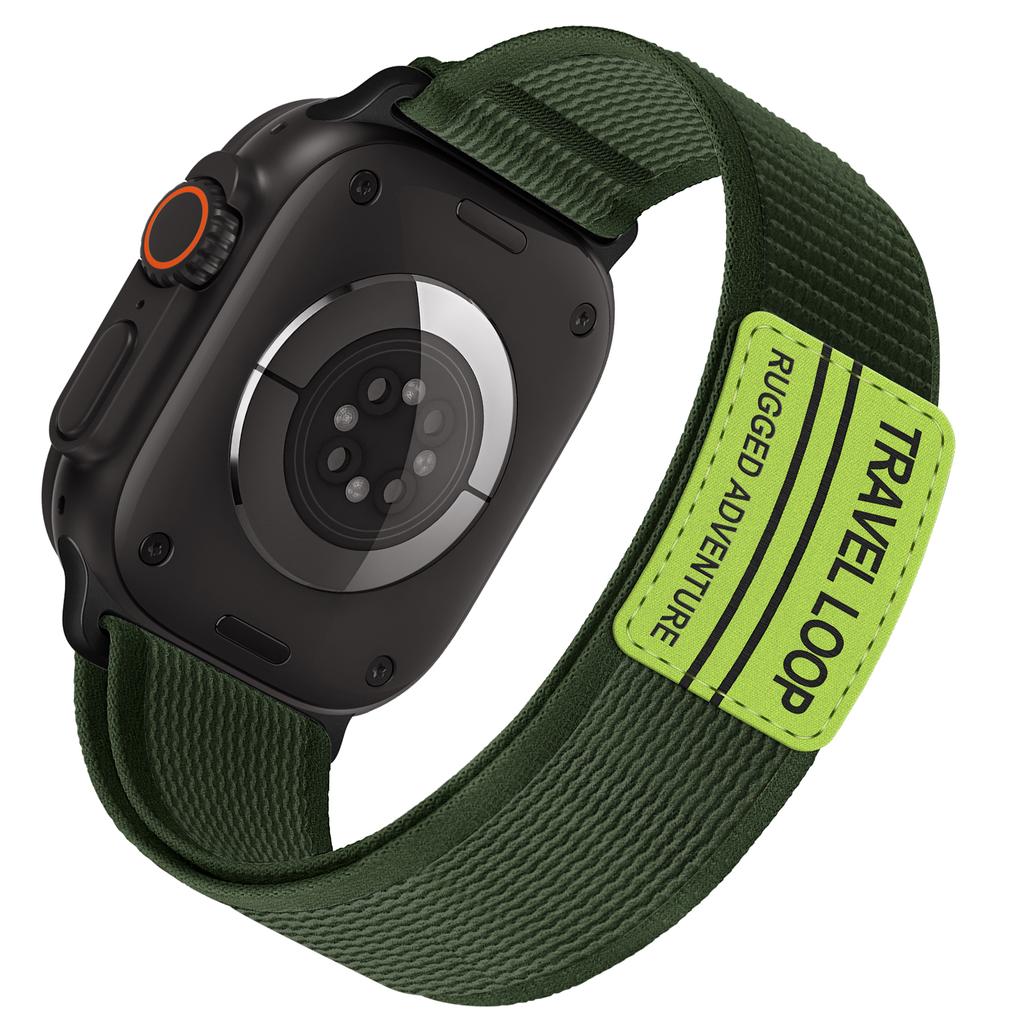 Нейлоновый ремешок для умных часов Ultra 2 10 46 мм 9 8 7 49 мм 45 мм 41 мм 44 мм 40 мм 42 мм 38 мм для умных часов серии 6 SE 5 4 3 2 1 спортивный мужской ремешок