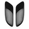 2 шт. вентиляционные решетки капота двигателя воздухозаборник крышка вентиляционного отверстия капота для BMW E90 E91 E92 E93 M3 крышка воздухозаборника глянцевая черная